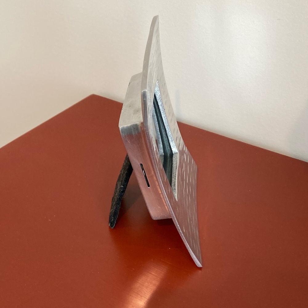 Silver Textured Photo Frame - Picture 2 of 3